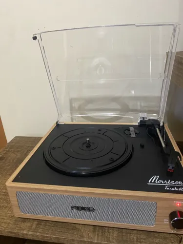 Toca-Discos Vitrola Maleta Pulse - Vinil + Bluetooth