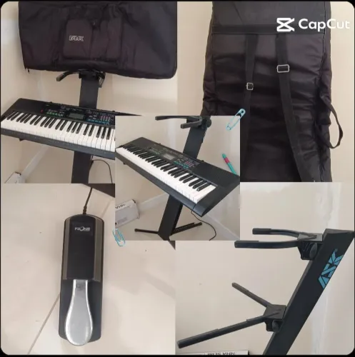 Kit BAG + Teclado musical + Stay / ASK / Pedestal + Pedal.