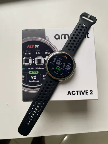 Relógio amazfit active 2 gps corrida - ESTADO DE ZERO