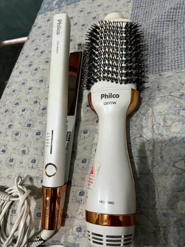 Escova secadora + prancha 
