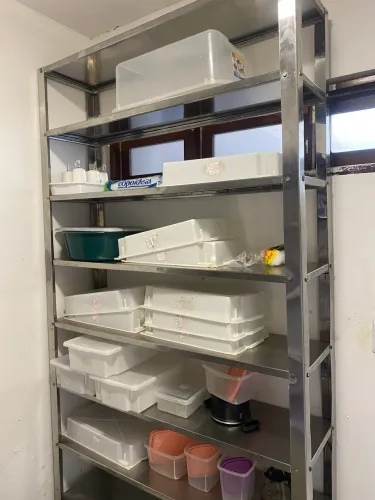 Estante em aço inox 304