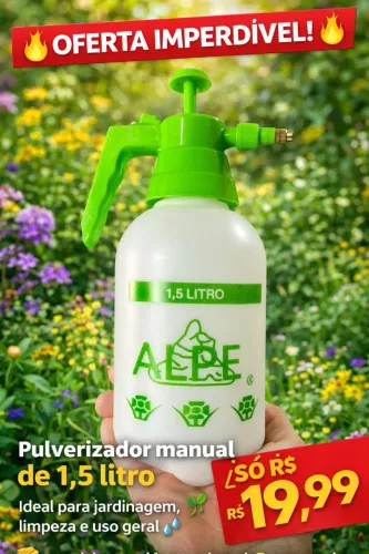  Pulverizador Manual Compressão 1,5L 