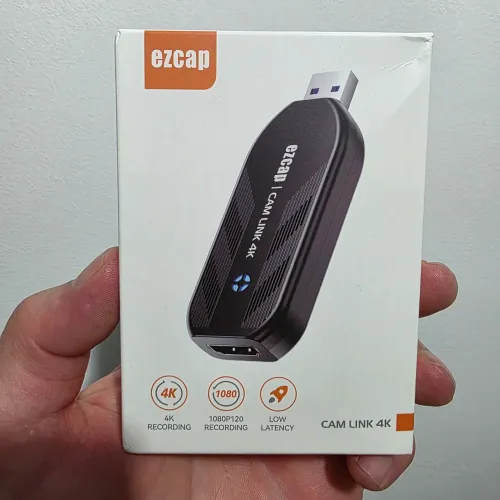 Ezcap 331 4k Cam Link Placa de Captura De Vídeo 1080p (Envio OLX Pay)