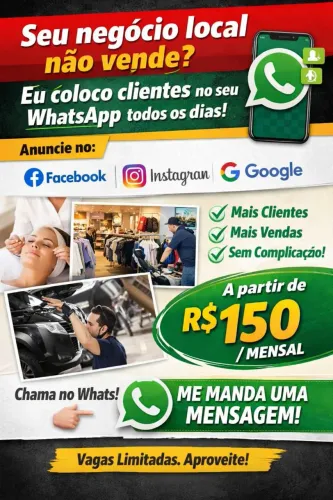 Seu negócio local não vende? Eu coloco clientes no seu WhatsApp todos os dias.
