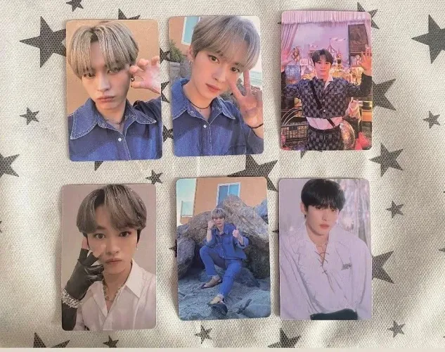 Photocard stray kids Lee know fanmade 