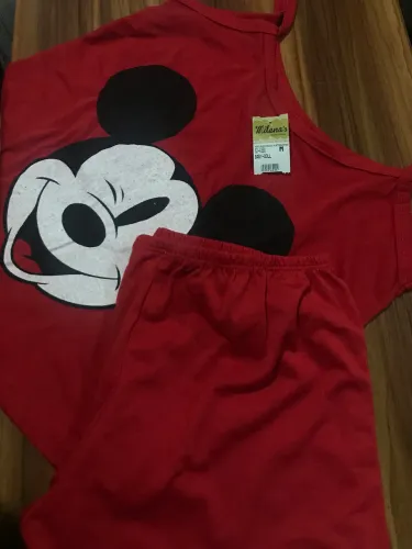 Pijama  mickey conjunto alcinhas 
