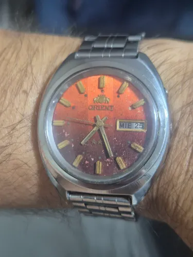 Relógio ORIENT  3 ESTRELAS AUTOMÁTICO   VINTAGE    -   REVISADO