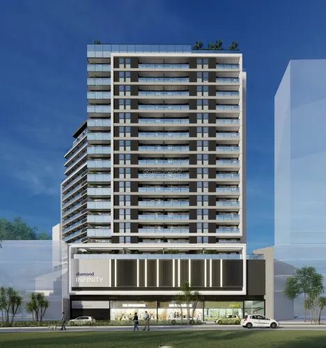 Studio de 1 quarto garden a venda no centro Diamond Infinity