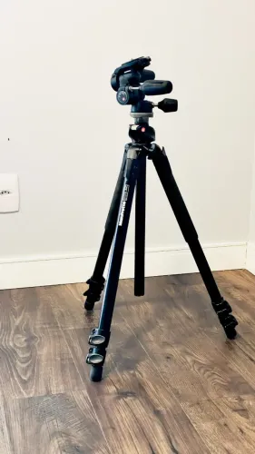 Tripé Manfrotto 055xprob + Cabeça 804RC2