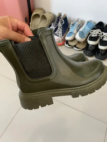 Bota coturno curto verde militar 