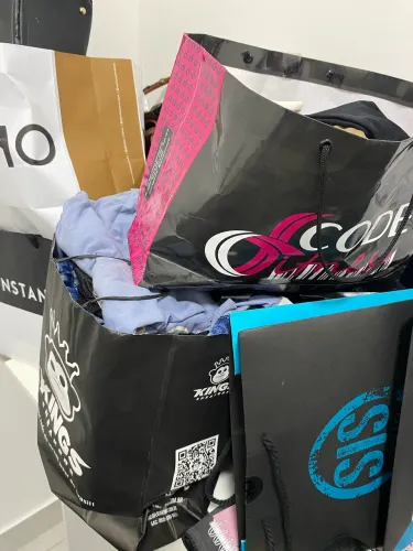 Sacolas de doação