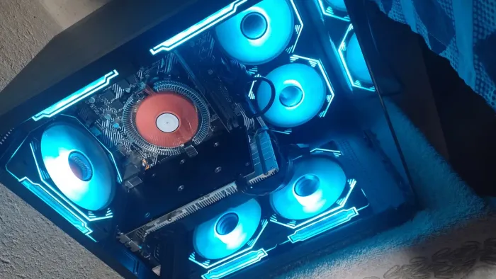 Pc gamer com Teclado magnético + mouse gamer e Headset