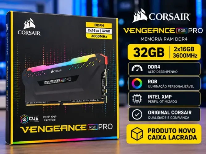 Corsair Vengeance RGB Pro 32GB 3600MHz DDR4 2x16GB NOVA LACRADA