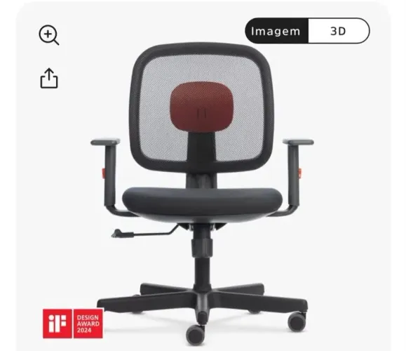 Cadeira Ergonômica Flexform - Modelo Dot Black
