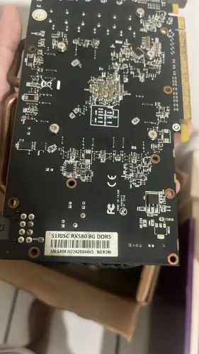 Placa de video rx580 8gb ddr5