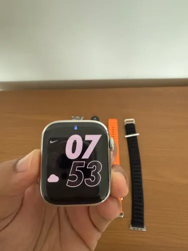 Apple Watch 7 aço inox 