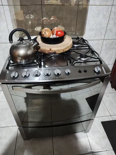 Fogão a gás Eletrolux Inox