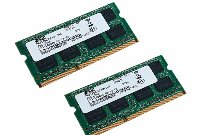 Par de memoria ram de 2 g cada