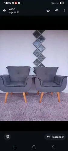 Crediario de poltronas em 1 + 6