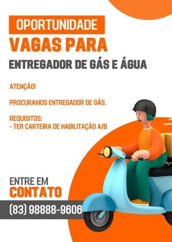 Entregador de gás e água - Bancários 