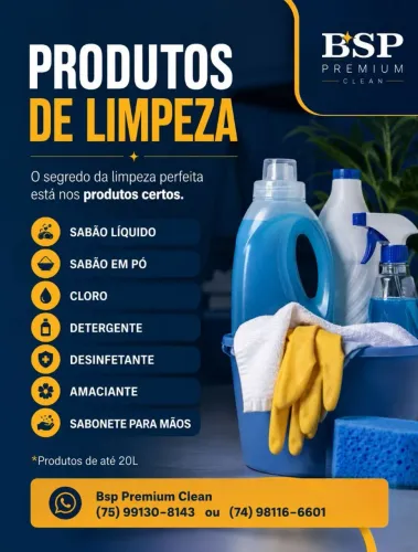 Produtos de limpeza