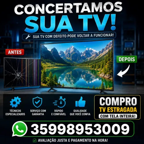 Consertamos sua tv  