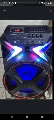 Vendo Caixa de som mondial 400wats