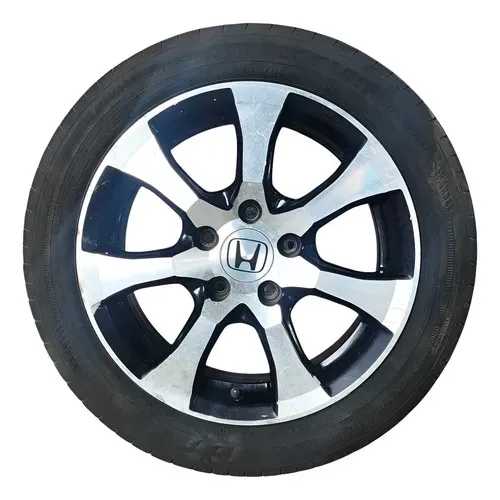 Roda 205/55r16 C/pneu Honda Civic 1.8 2013 A 2015 Prateado