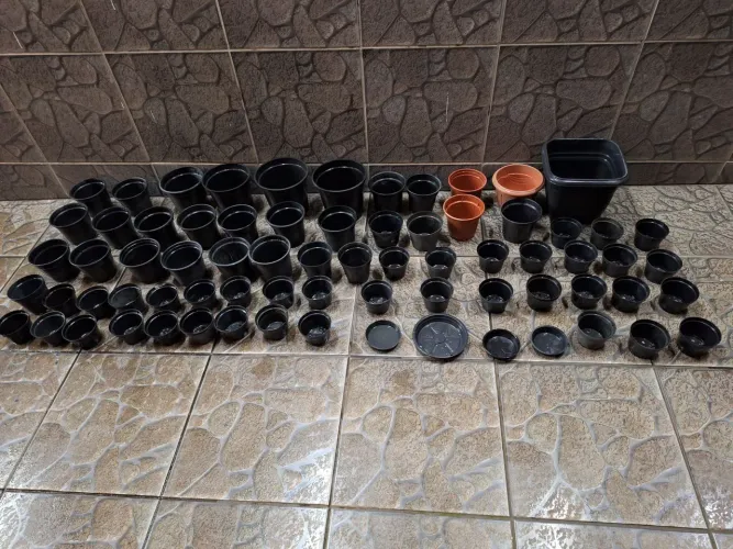 Vazos de plástico 