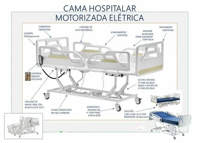 Cama Hospitalar Locação / Aluguel