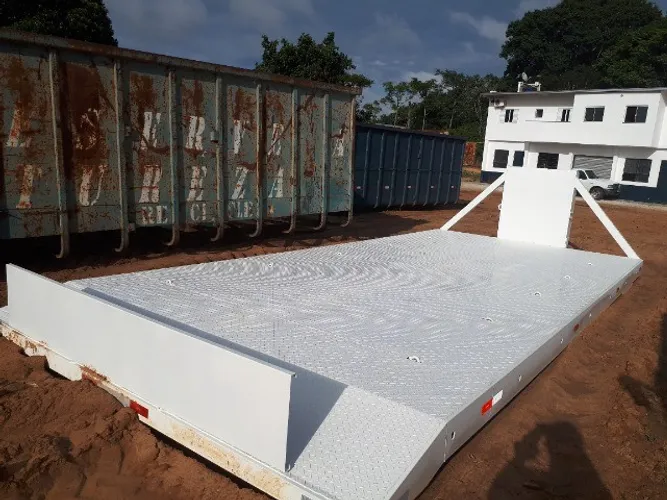 Prancha para transporte de maquinas