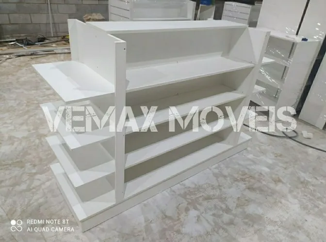 GONDOLA CENTRAL EXPOSITORA NOVA 100% MDF ENTREGA RAPIDA 