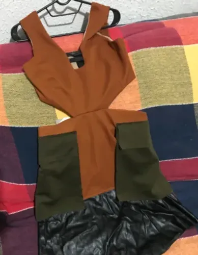 Vestido Goldy, laranja