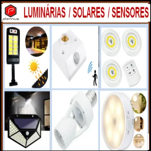 ** Luminárias Solares / Espelho com Led / Bocais com Sensores de Presença / Spot (z594)