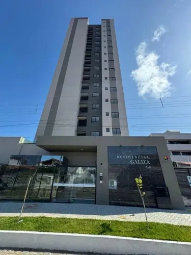 Apto 2/4 sendo 1 suíte no Condomínio Galiza de 54 m² com 1 vaga por 389.653, Lagoa Nova