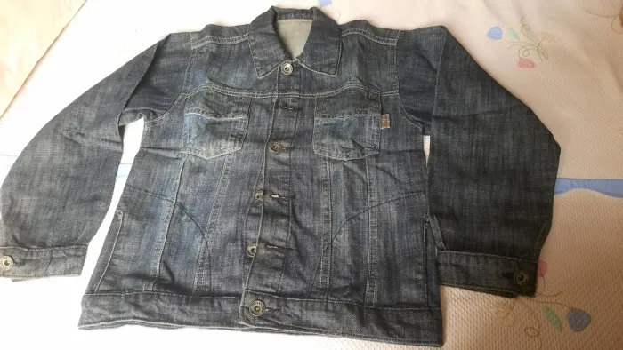 Jaqueta jeans infantil tam.8