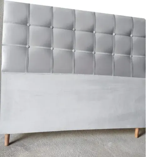 Cabeceira casal 1.40 em suede veludo