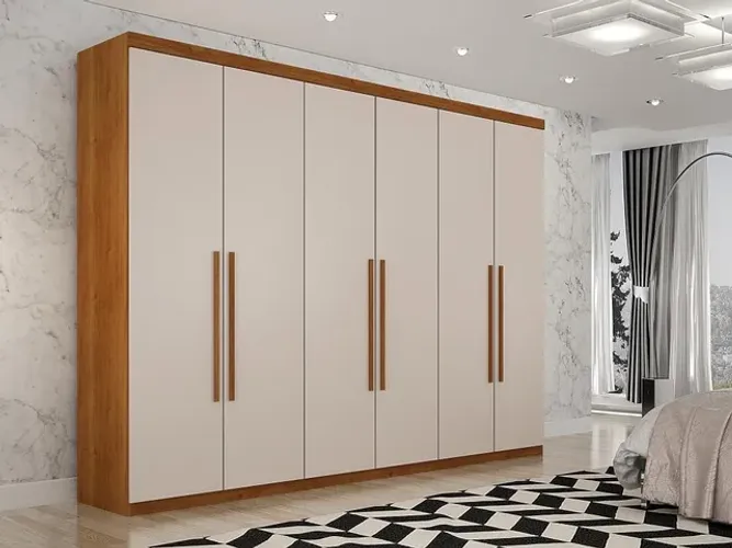 Roupeiro Casal 6 Portas Orion s554 100%MDF