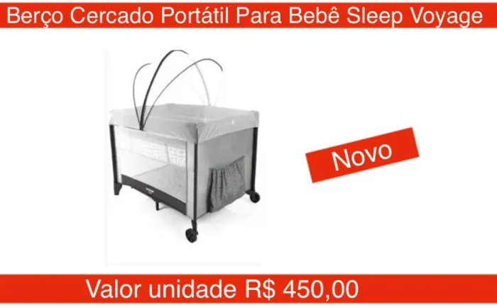 Berço Cercado Portátil Para Bebê Sleep Voyage