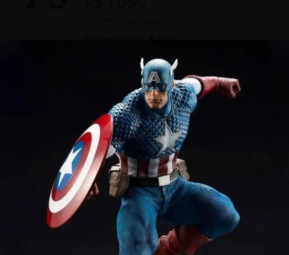 KOTOBUKIYA ARTFX PREMIER MARVEL CAPTAIN AMERICA STATUE (BLUE)