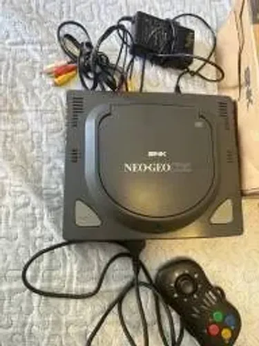 Neo Geo CDZ na caixa + controle + manual, cabos. 
