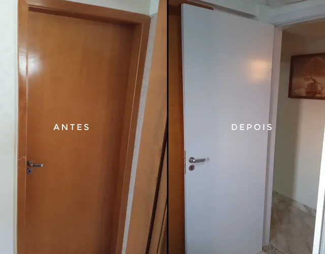 Envelopamento de portas material lavável 