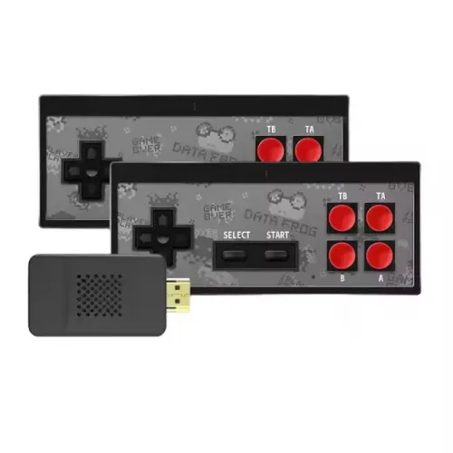 Console Videogame Retrô Mini com 2 Controles sem Fio Datafrog