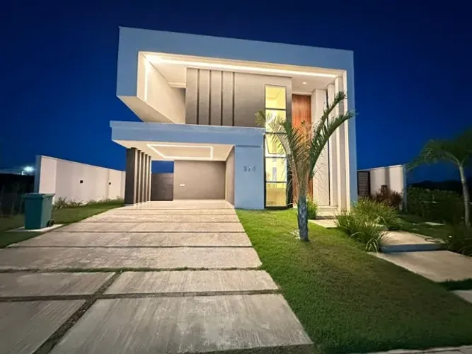 Casa de luxo porteira fechada na Cidade Alpha Ceará