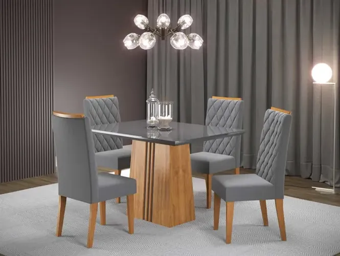 Sala de Jantat 4 Cadeiras Íbis s64