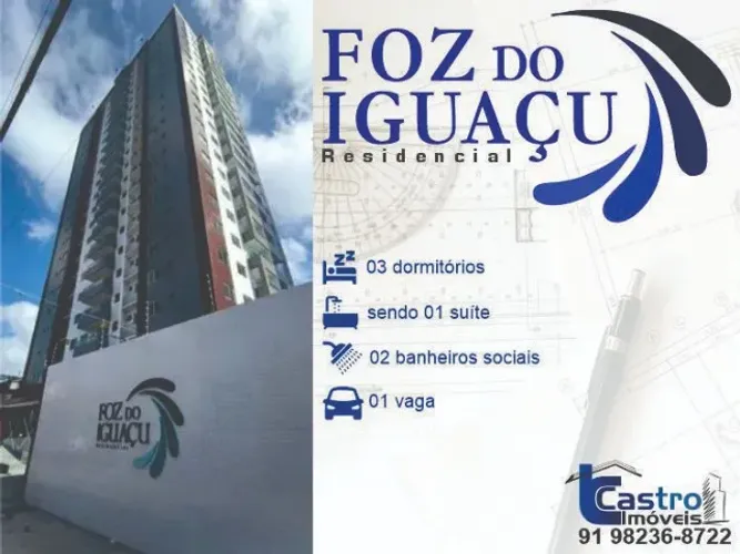 Foz do Iguaçu Residencial. 3/4. 1 ou 2 Vagas. C188
