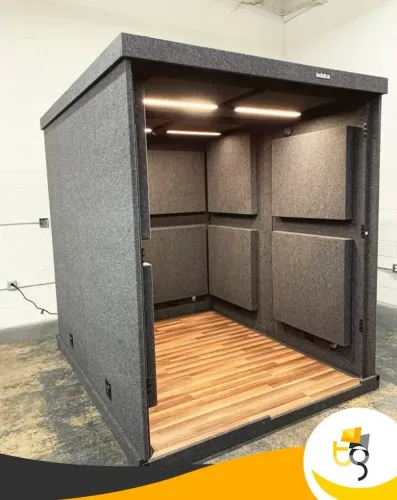 Cabine acústica para gravação