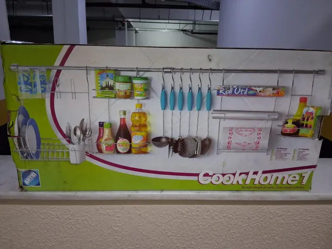 Cook Home10 Suporte De Utensílios De Cozinha Cromado - Arthi Cor Inox