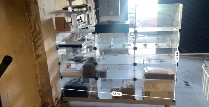 Expositor de Vidro para Comércio