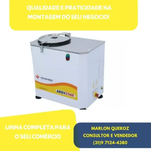 Amassadeira Rápida 25Kg Venâncio 220V Monofásica Nova